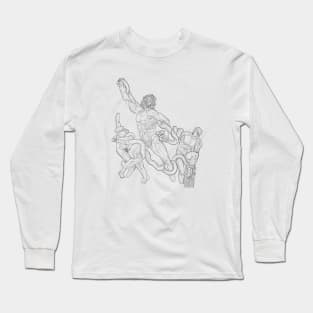 Laocoon and his Sons Uncolored Long Sleeve T-Shirt
